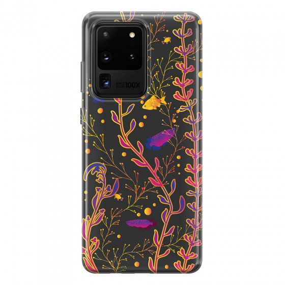 SAMSUNG - Galaxy S20 Ultra - Soft Clear Case - Midnight Aquarium