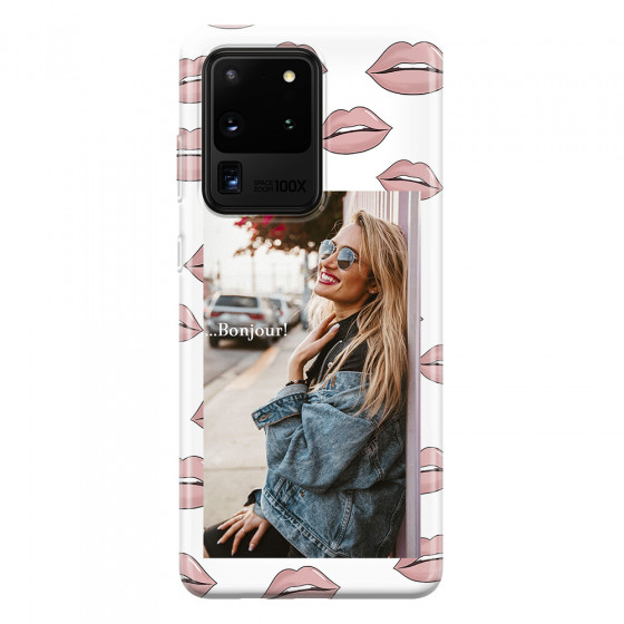 SAMSUNG - Galaxy S20 Ultra - Soft Clear Case - Teenage Kiss Phone Case