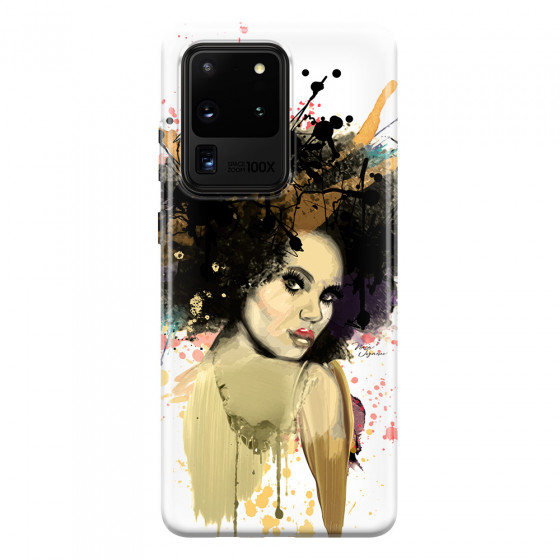 SAMSUNG - Galaxy S20 Ultra - Soft Clear Case - We love Afro