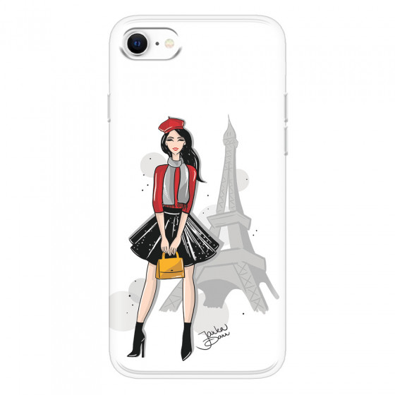 APPLE - iPhone SE 2020 - Soft Clear Case - Paris With Love