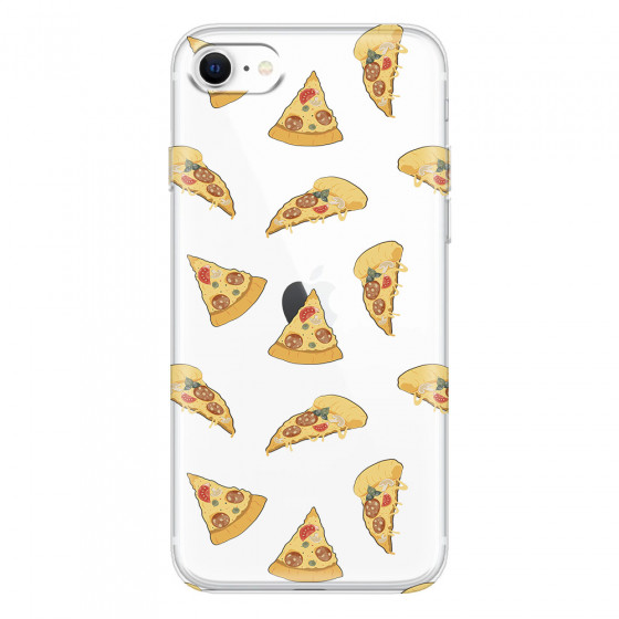 APPLE - iPhone SE 2020 - Soft Clear Case - Pizza Phone Case