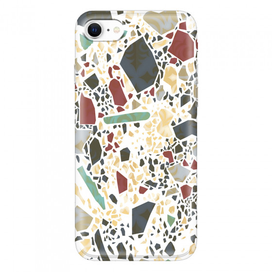APPLE - iPhone SE 2020 - Soft Clear Case - Terrazzo Design IX
