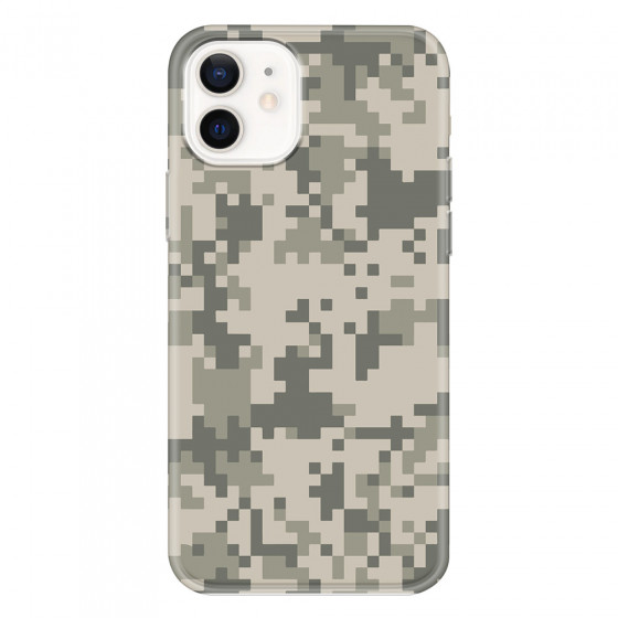APPLE - iPhone 12 Mini - Soft Clear Case - Digital Camouflage