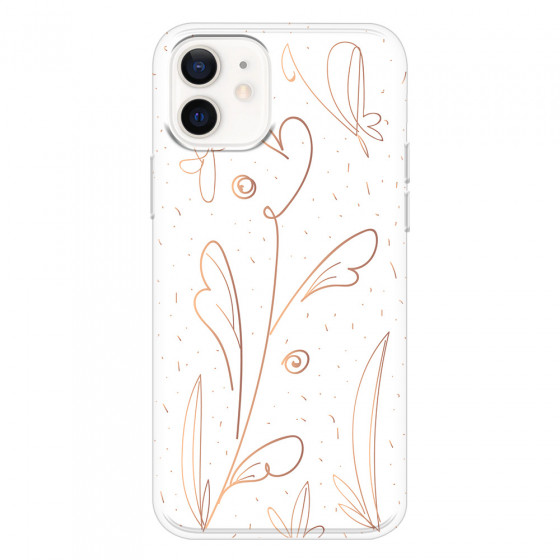 APPLE - iPhone 12 Mini - Soft Clear Case - Flowers In Style