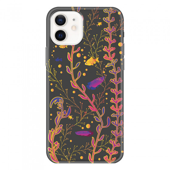 APPLE - iPhone 12 Mini - Soft Clear Case - Midnight Aquarium