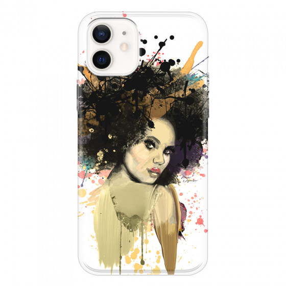 APPLE - iPhone 12 Mini - Soft Clear Case - We love Afro