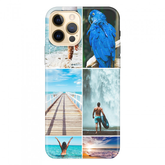 APPLE - iPhone 12 Pro - Soft Clear Case - Collage of 6