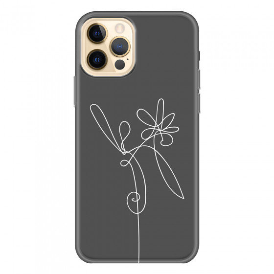APPLE - iPhone 12 Pro - Soft Clear Case - Flower In The Dark