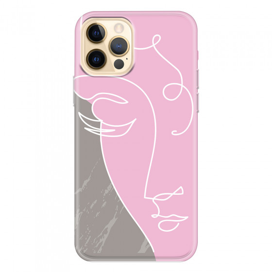APPLE - iPhone 12 Pro - Soft Clear Case - Miss Pink