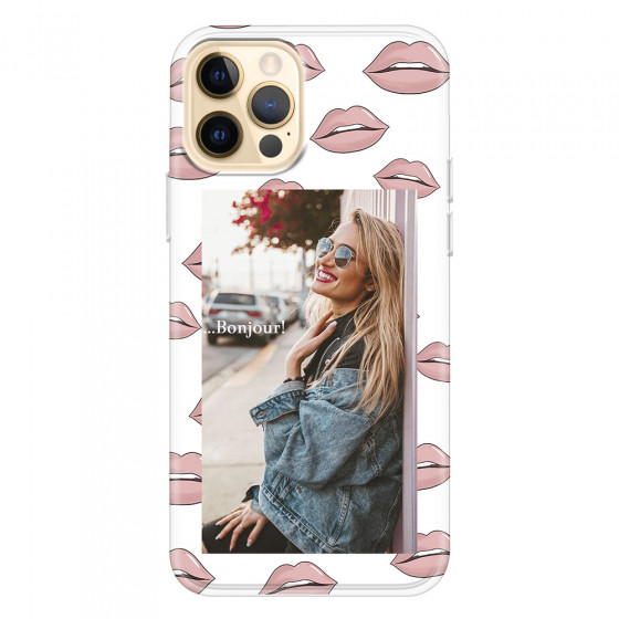 APPLE - iPhone 12 Pro - Soft Clear Case - Teenage Kiss Phone Case