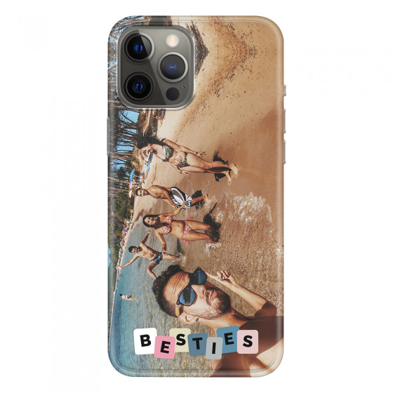 APPLE - iPhone 12 Pro Max - Soft Clear Case - Besties Phone Case