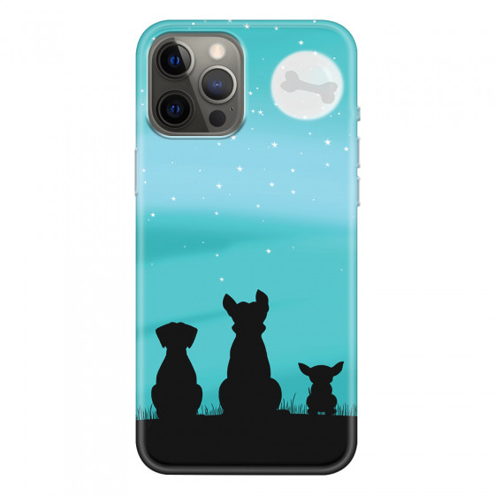 APPLE - iPhone 12 Pro Max - Soft Clear Case - Dog's Desire Blue Sky