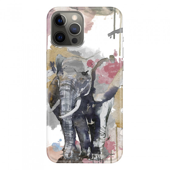 APPLE - iPhone 12 Pro Max - Soft Clear Case - Elephant
