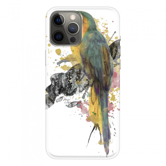 APPLE - iPhone 12 Pro Max - Soft Clear Case - Parrot