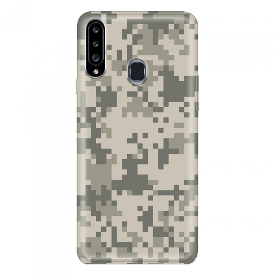 SAMSUNG - Galaxy A20S - Soft Clear Case - Digital Camouflage