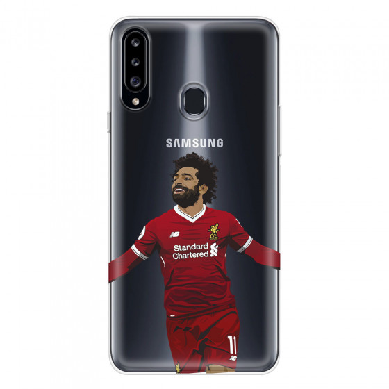 SAMSUNG - Galaxy A20S - Soft Clear Case - For Liverpool Fans