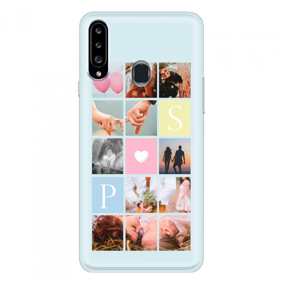 SAMSUNG - Galaxy A20S - Soft Clear Case - Insta Love Photo Linked