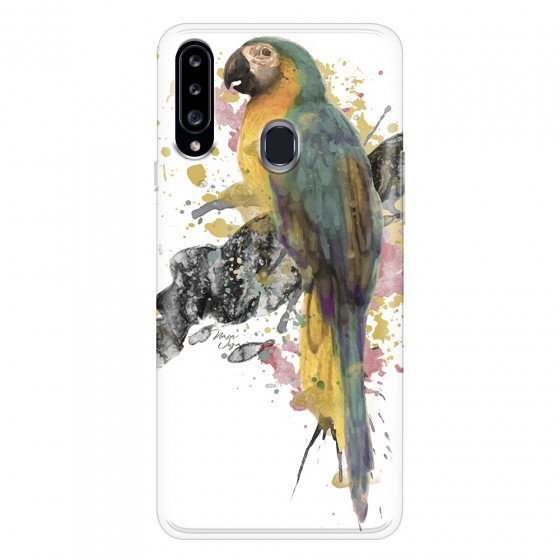 SAMSUNG - Galaxy A20S - Soft Clear Case - Parrot