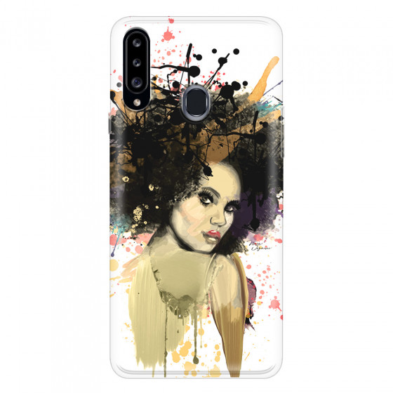 SAMSUNG - Galaxy A20S - Soft Clear Case - We love Afro
