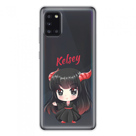 SAMSUNG - Galaxy A31 - Soft Clear Case - Chibi Kelsey
