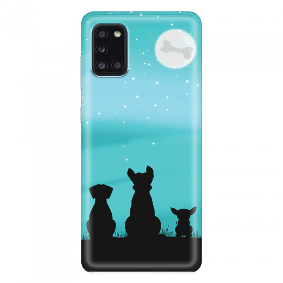 SAMSUNG - Galaxy A31 - Soft Clear Case - Dog's Desire Blue Sky