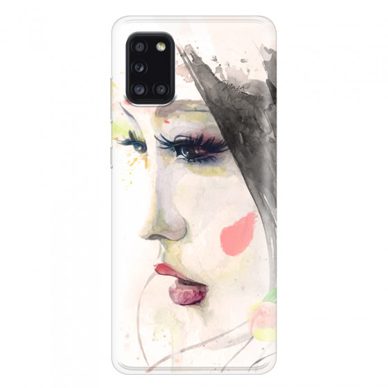 SAMSUNG - Galaxy A31 - Soft Clear Case - Face of a Beauty