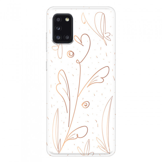 SAMSUNG - Galaxy A31 - Soft Clear Case - Flowers In Style