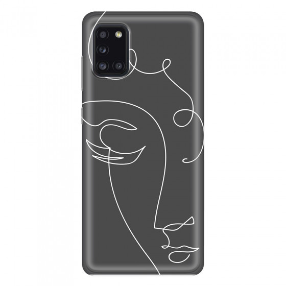 SAMSUNG - Galaxy A31 - Soft Clear Case - Light Portrait in Picasso Style