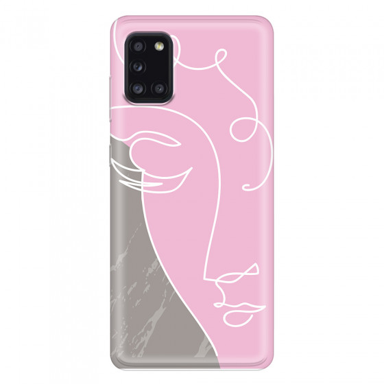 SAMSUNG - Galaxy A31 - Soft Clear Case - Miss Pink