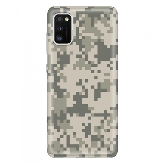 SAMSUNG - Galaxy A41 - Soft Clear Case - Digital Camouflage