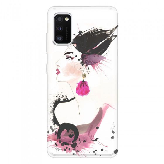 SAMSUNG - Galaxy A41 - Soft Clear Case - Japanese Style