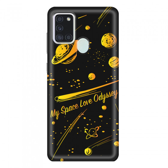 SAMSUNG - Galaxy A21S - Soft Clear Case - Dark Space Odyssey