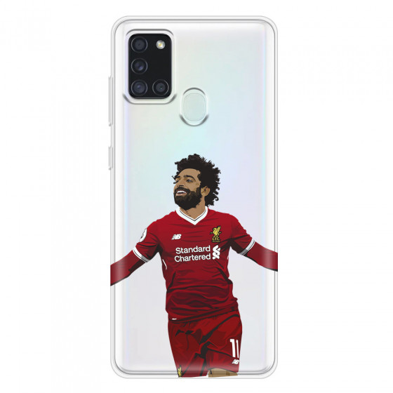 SAMSUNG - Galaxy A21S - Soft Clear Case - For Liverpool Fans