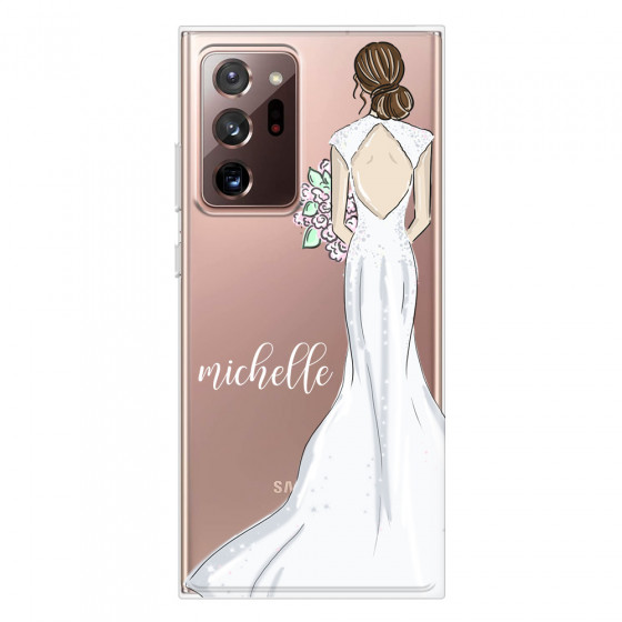 SAMSUNG - Galaxy Note20 Ultra - Soft Clear Case - Bride To Be Brunette