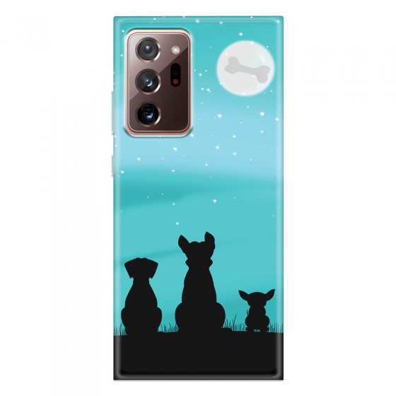 SAMSUNG - Galaxy Note20 Ultra - Soft Clear Case - Dog's Desire Blue Sky