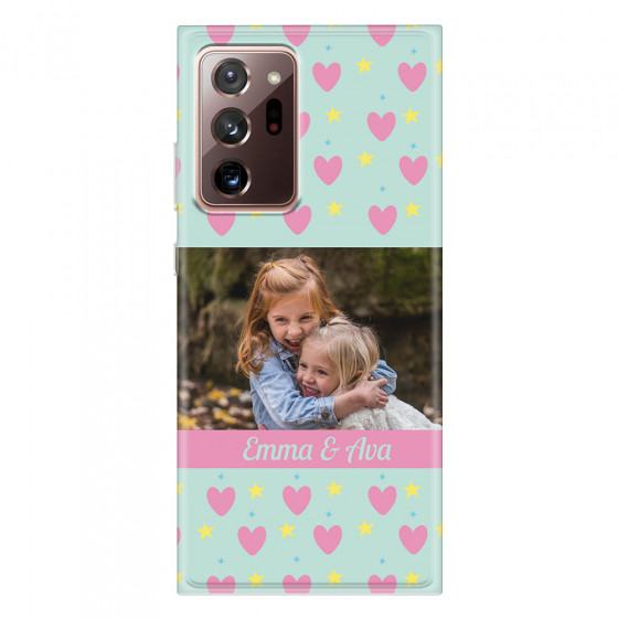 SAMSUNG - Galaxy Note20 Ultra - Soft Clear Case - Heart Shaped Photo