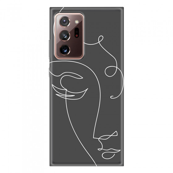 SAMSUNG - Galaxy Note20 Ultra - Soft Clear Case - Light Portrait in Picasso Style