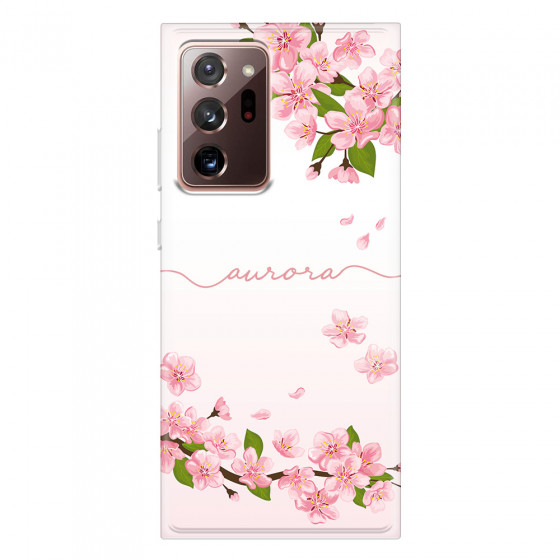 SAMSUNG - Galaxy Note20 Ultra - Soft Clear Case - Sakura Handwritten