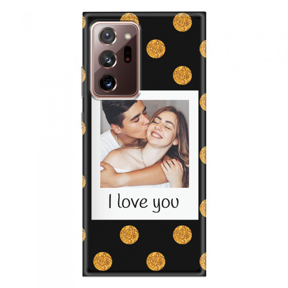SAMSUNG - Galaxy Note20 Ultra - Soft Clear Case - Single Love Dots Photo