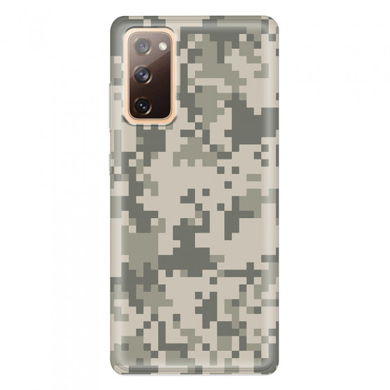 SAMSUNG - Galaxy S20 FE - Soft Clear Case - Digital Camouflage