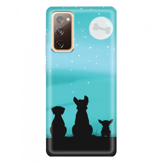 SAMSUNG - Galaxy S20 FE - Soft Clear Case - Dog's Desire Blue Sky
