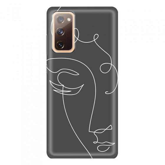 SAMSUNG - Galaxy S20 FE - Soft Clear Case - Light Portrait in Picasso Style