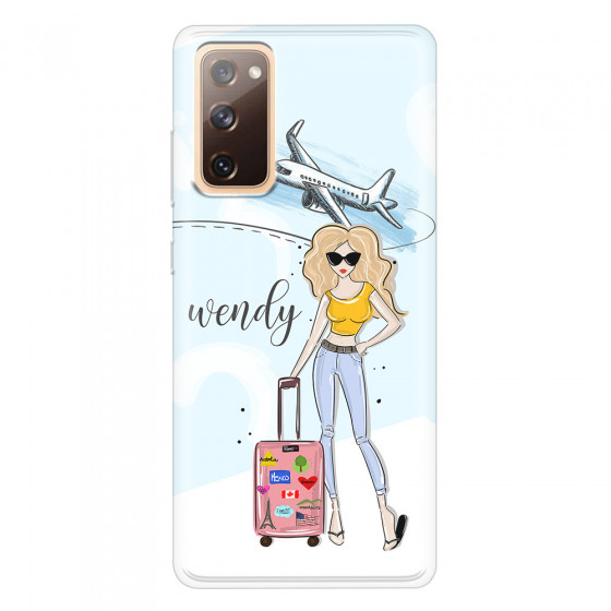 SAMSUNG - Galaxy S20 FE - Soft Clear Case - Travelers Duo Blonde