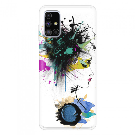 SAMSUNG - Galaxy M51 - Soft Clear Case - Medusa Girl