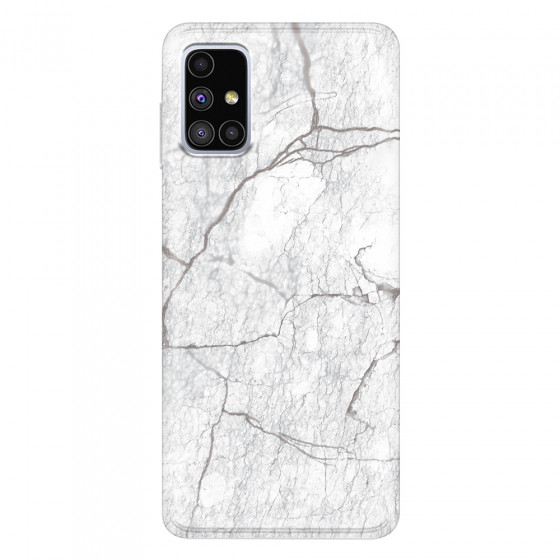 SAMSUNG - Galaxy M51 - Soft Clear Case - Pure Marble Collection II.