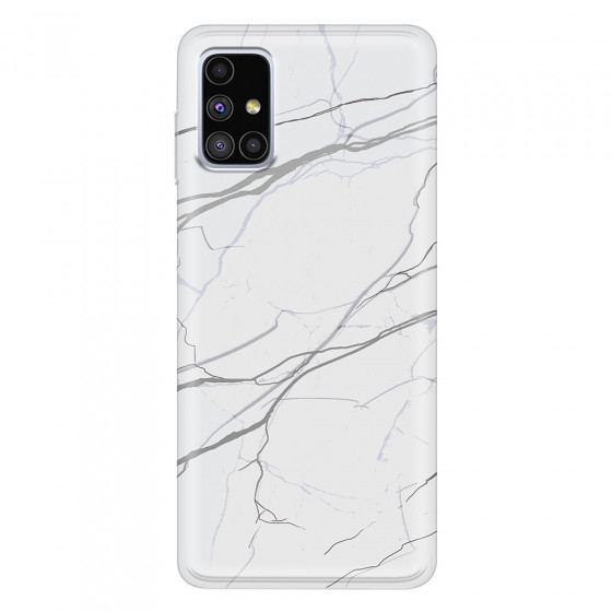 SAMSUNG - Galaxy M51 - Soft Clear Case - Pure Marble Collection V.