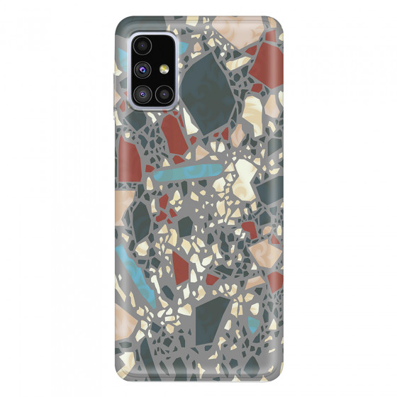 SAMSUNG - Galaxy M51 - Soft Clear Case - Terrazzo Design X