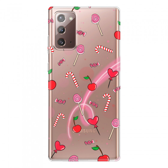 SAMSUNG - Galaxy Note20 - Soft Clear Case - Candy Clear