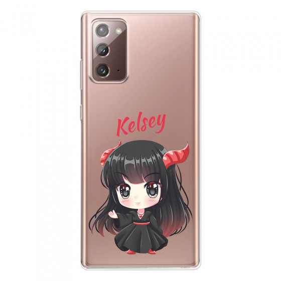 SAMSUNG - Galaxy Note20 - Soft Clear Case - Chibi Kelsey