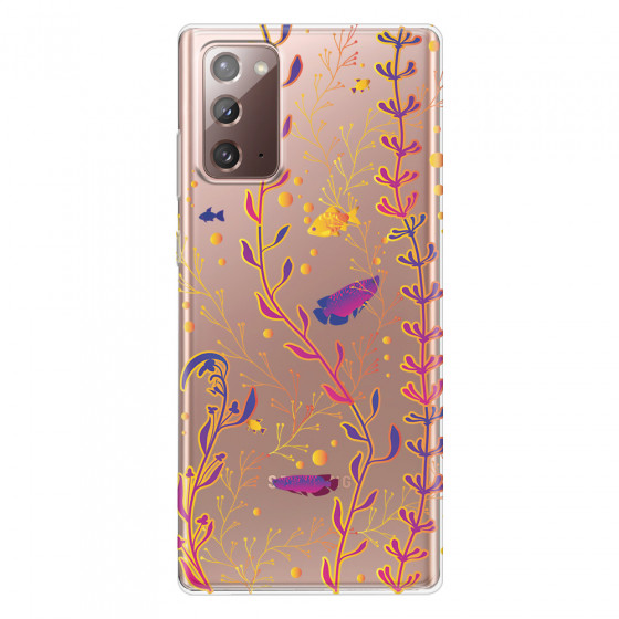 SAMSUNG - Galaxy Note20 - Soft Clear Case - Clear Underwater World